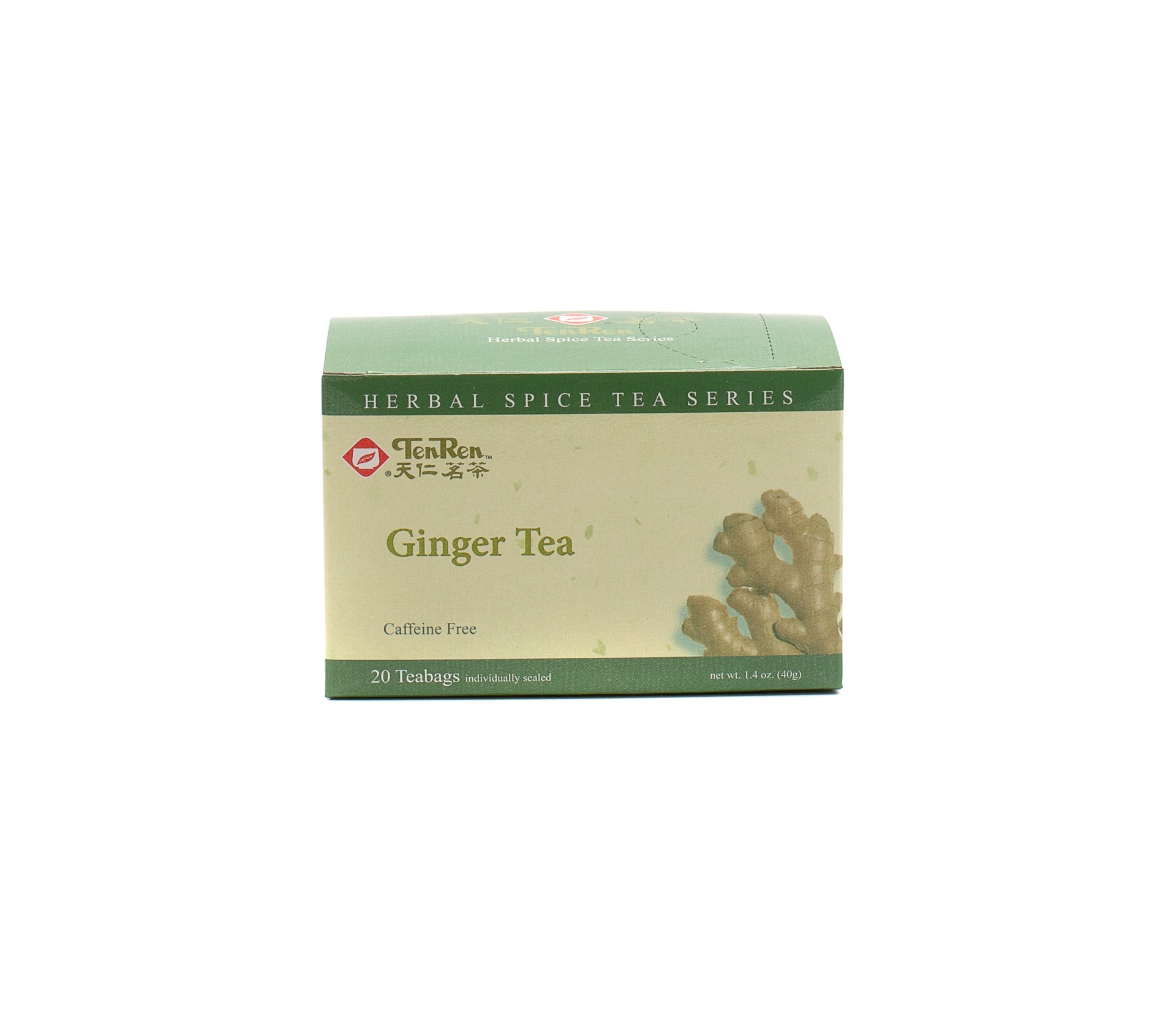 slide 1 of 1, Ten Ren Ginger Tea-box, 20 ct