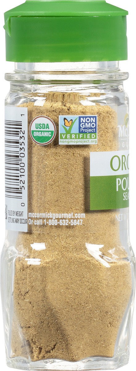 slide 5 of 7, McCormick Gourmet Organic Poultry Seasoning, 0.87 oz, 0.87 oz