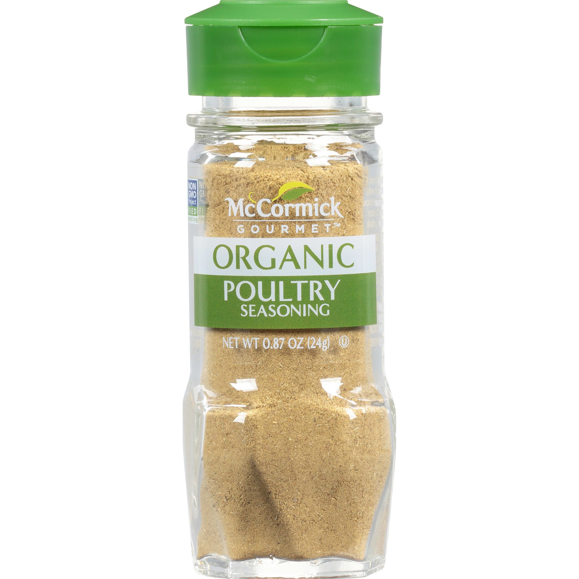 slide 1 of 7, McCormick Gourmet Organic Poultry Seasoning, 0.87 oz, 0.87 oz