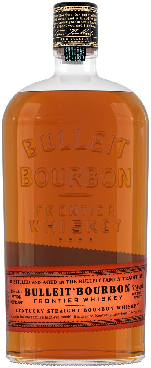 slide 1 of 4, Bulleit Whiskey - American, 750 ml