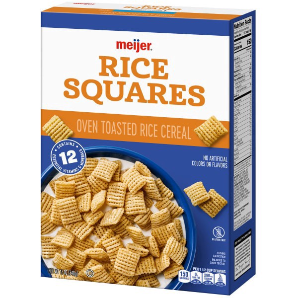 slide 8 of 29, Meijer Rice Squares, 12 OZ     