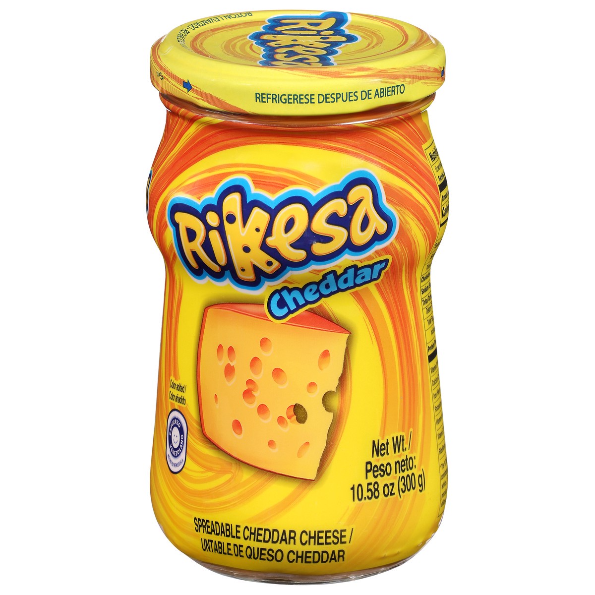slide 2 of 4, Rikesa Cheddar Spread, 1 ct