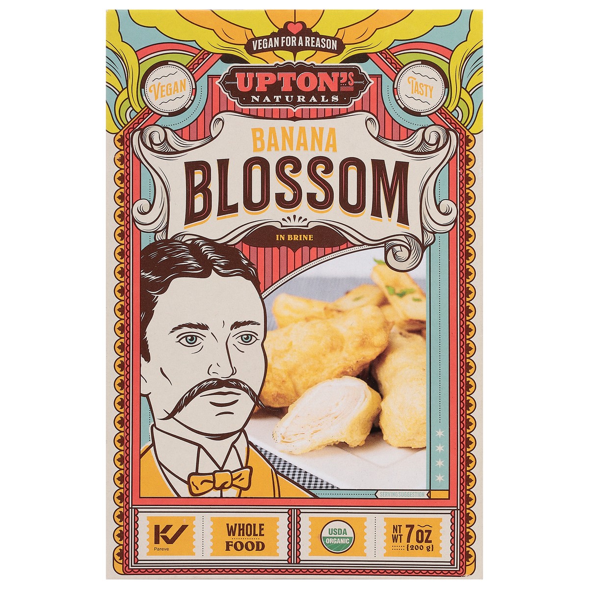 slide 1 of 1, Upton's Banana Blossom In Brine, 7 oz