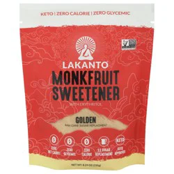 Lakanto Golden Monkfruit Sweetener with Erythritol 8.29 oz