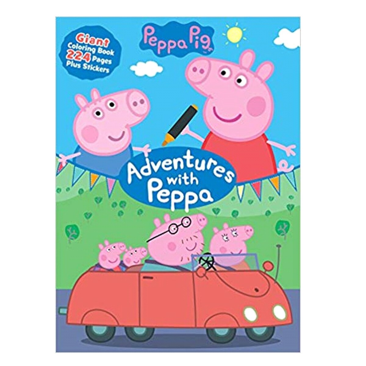 slide 1 of 1, Peppa Pig Adventures with Peppa Giant Coloring Book by Parragon, 1 ct