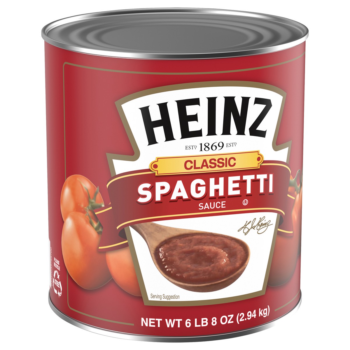 slide 9 of 9, Heinz Classic Spaghetti Sauce 6.5 lb. Can, 104 oz