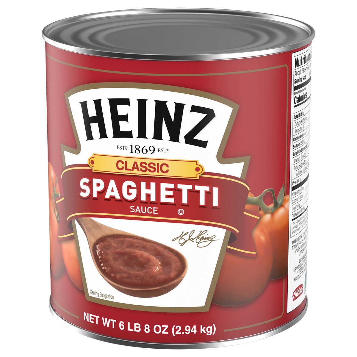slide 3 of 9, Heinz Classic Spaghetti Sauce 6.5 lb. Can, 104 oz