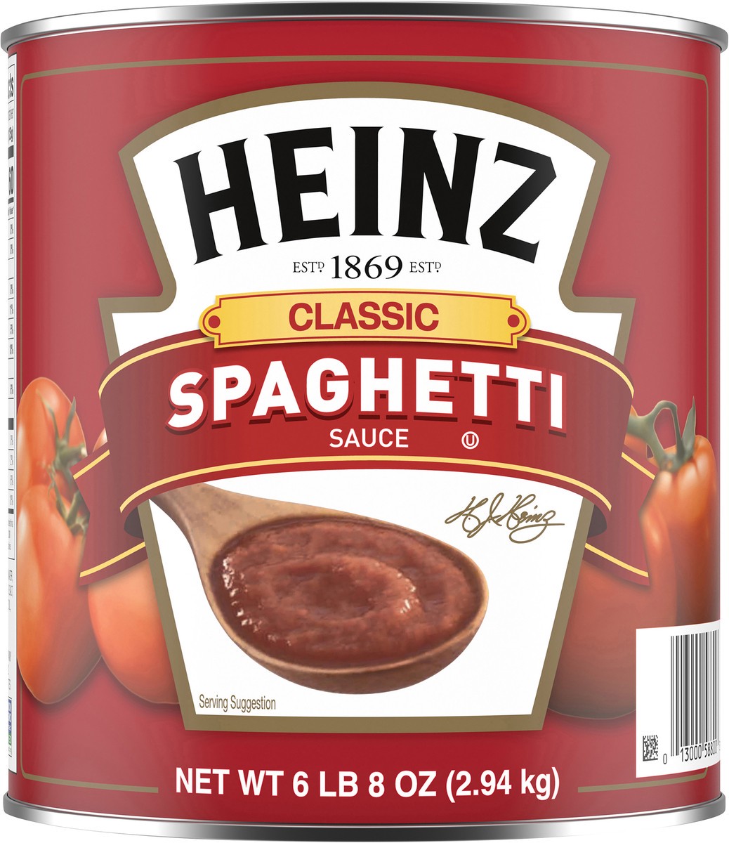 slide 4 of 9, Heinz Classic Spaghetti Sauce 6.5 lb. Can, 104 oz