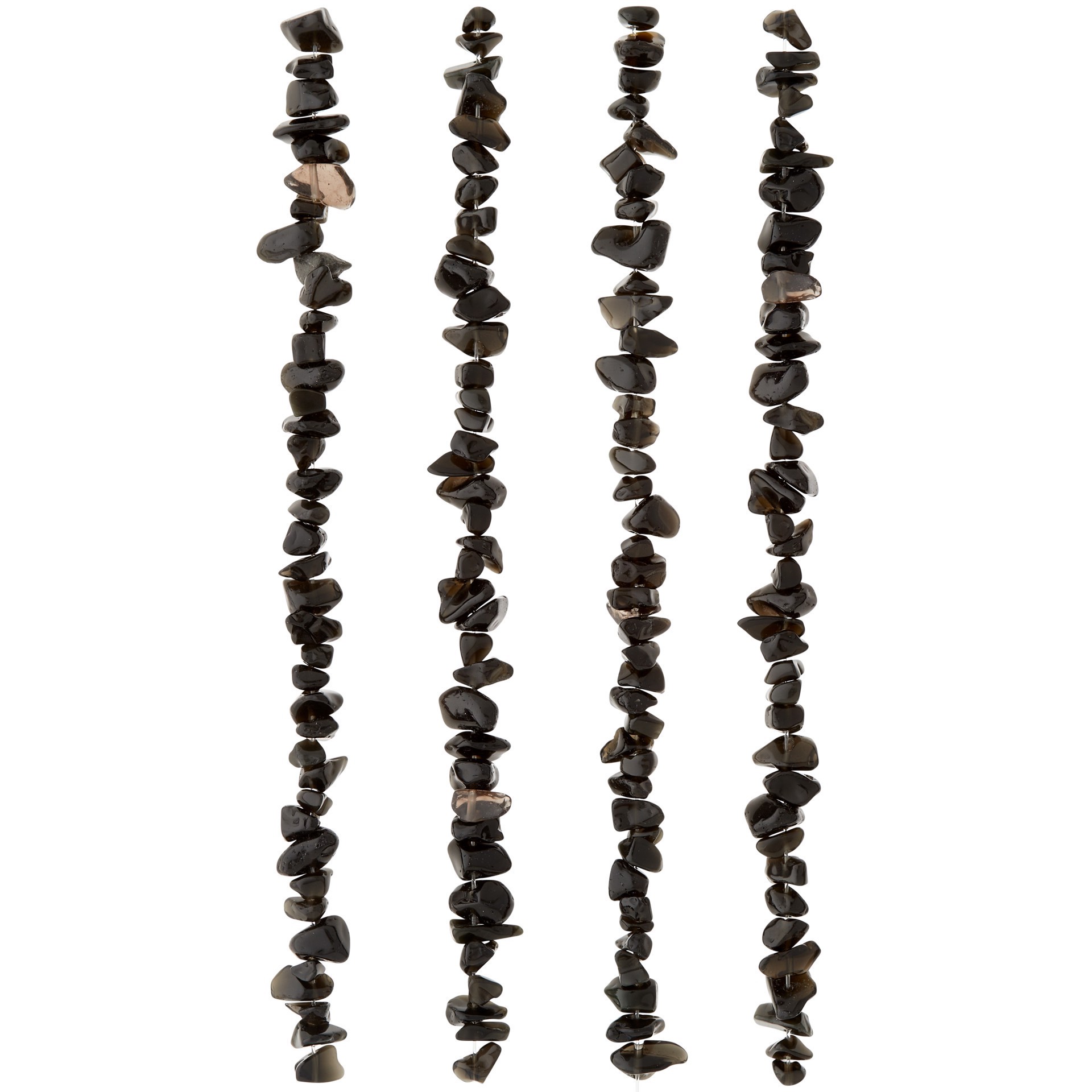 slide 3 of 3, Black Jasper Chips Beads By Bead Landing, 5mm-8mm