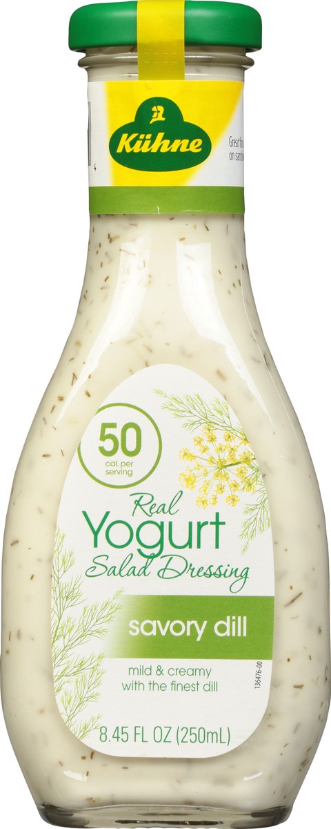 slide 9 of 9, Kuhne Real Yogurt Savory Dill Salad Dressing 1 8.45 fl oz, 8.45 fl oz