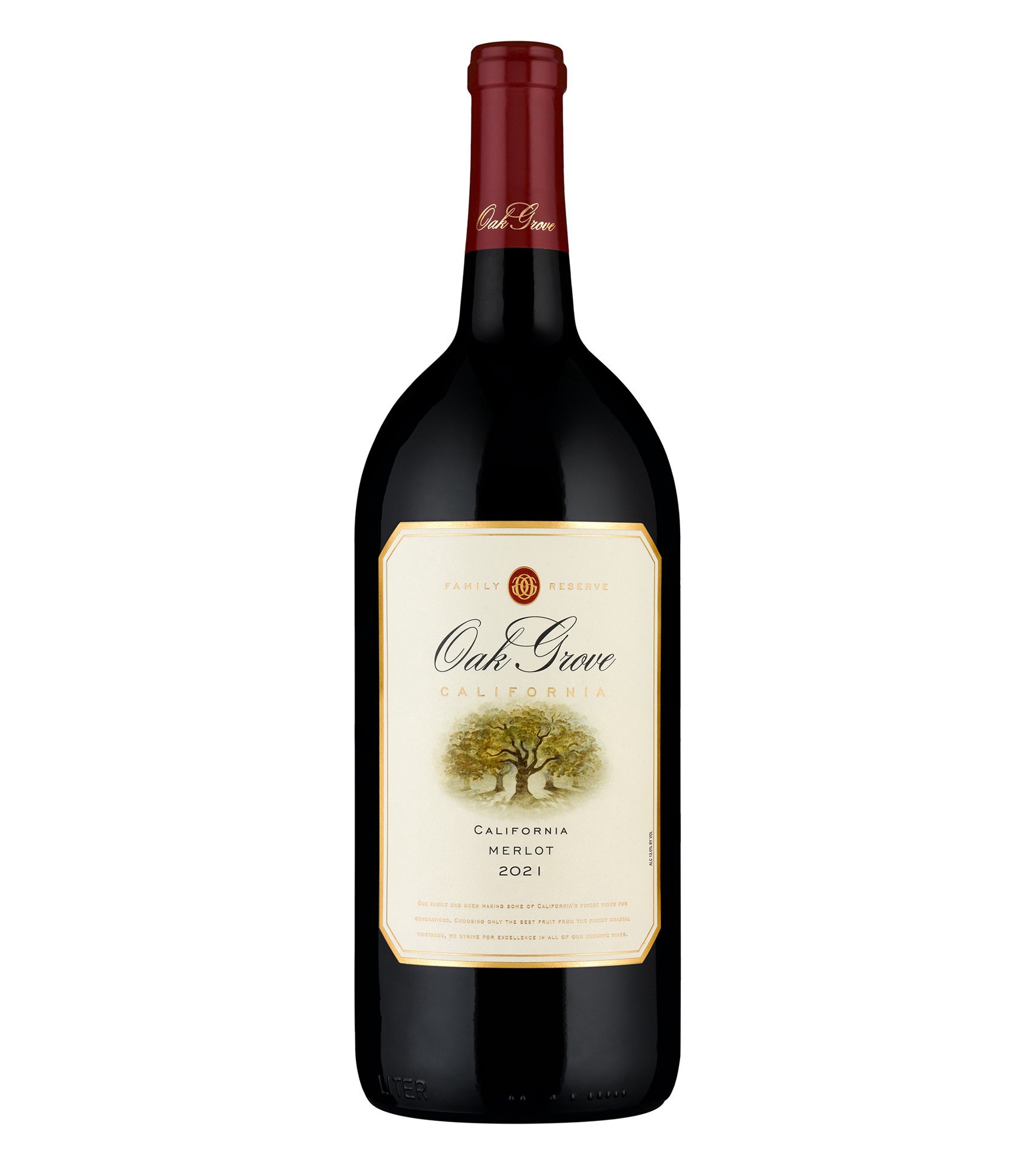slide 1 of 1, Oak Grove Family Reserve Merlot, 1.5 liter
