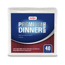Meijer Premium 3-Ply Dinner Napkins