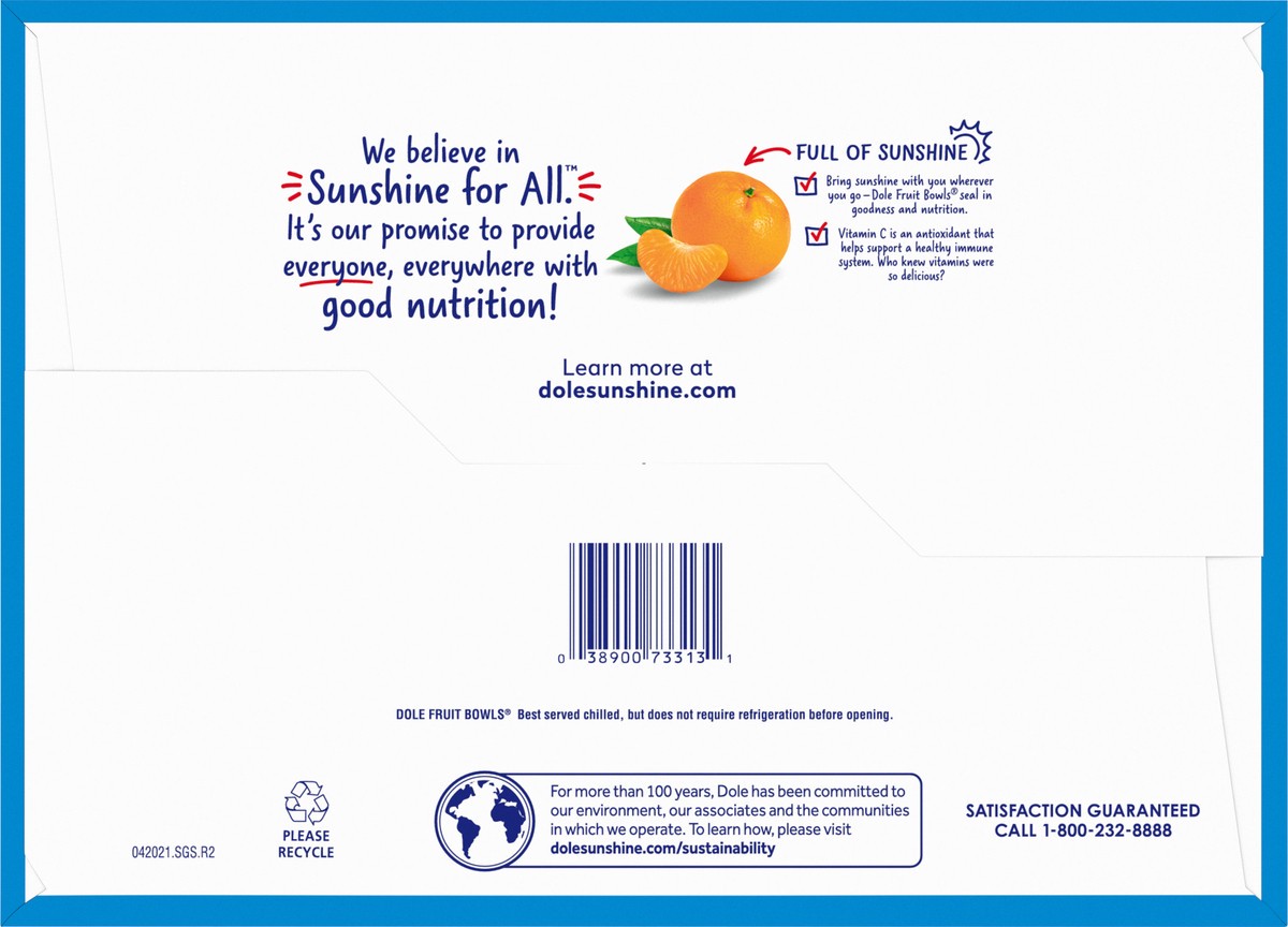 slide 4 of 9, Dole Nsa Mandarin Oranges In Water, 12 ct