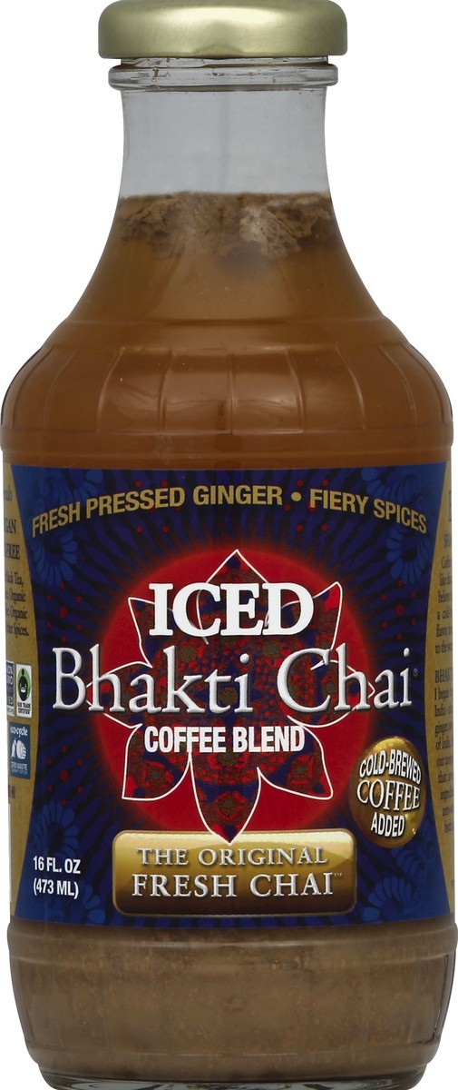 slide 4 of 4, Bhakti Original Iced Chai Coffee, 16 oz