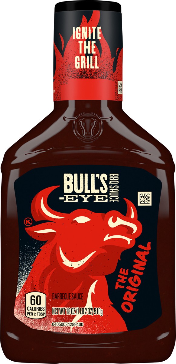 slide 7 of 9, Bull's-Eye Original Barbecue BBQ Sauce, 18 oz Bottle, 18 oz