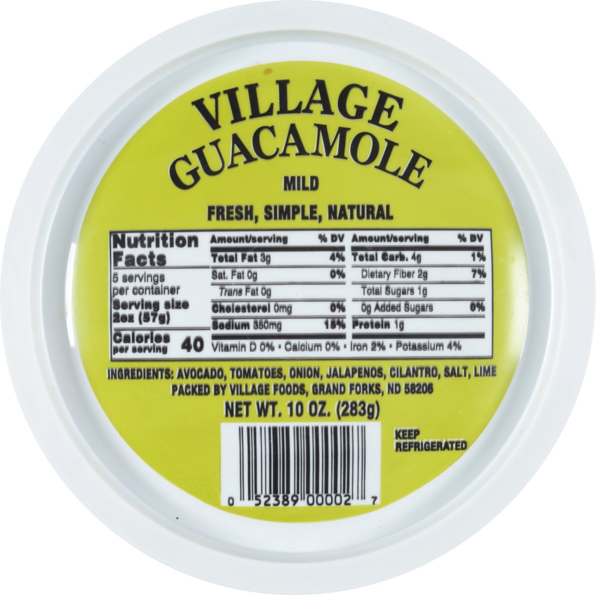 slide 7 of 13, Village Mild Guacamole, 10 oz