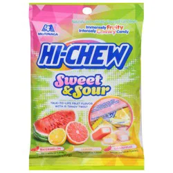 Hi-Chew Hi Chew Sweet & Sour Chewy Candy Peg Bag
