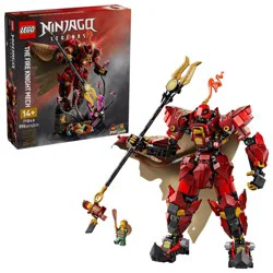 LEGO NINJAGO The Fire Knight Mech Building Set, 996 pc
