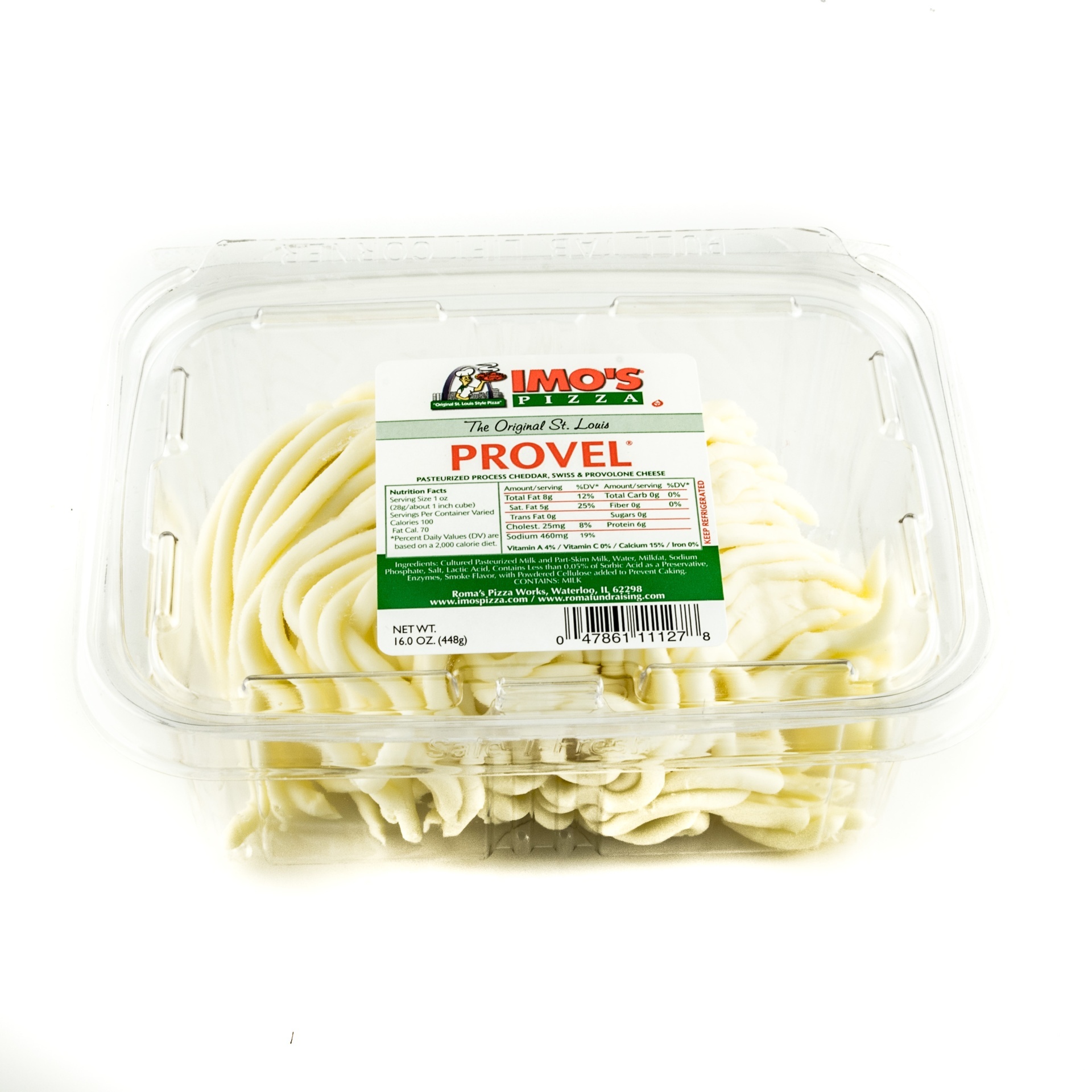 slide 1 of 1, Imo's Rope Provel Cheese, 16 oz