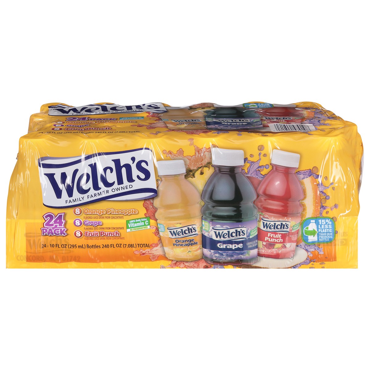 Welchs Juice Drink, Assorted - 24 pack, 10 fl oz bottles