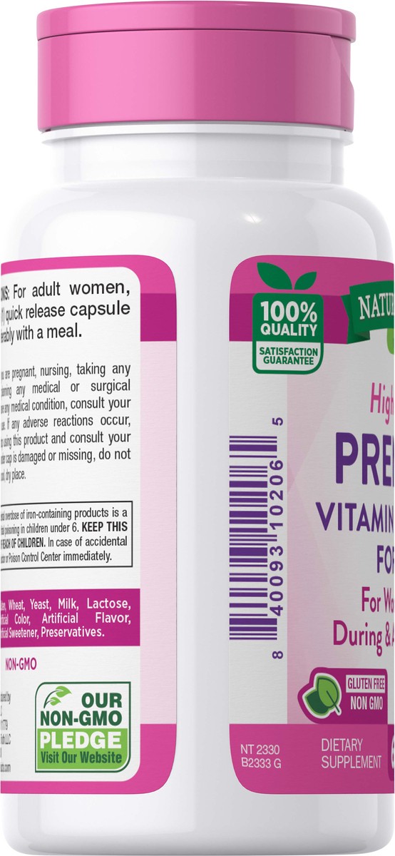 slide 3 of 6, Nature's Truth Prenatal Vitamin & Mineral Formula, 60 ct