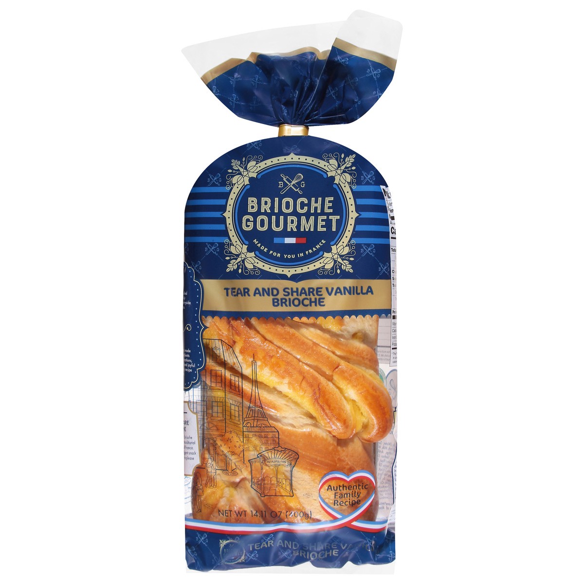 slide 2 of 4, Brioche Gr Brch Van Tr & Share, 14.1 oz