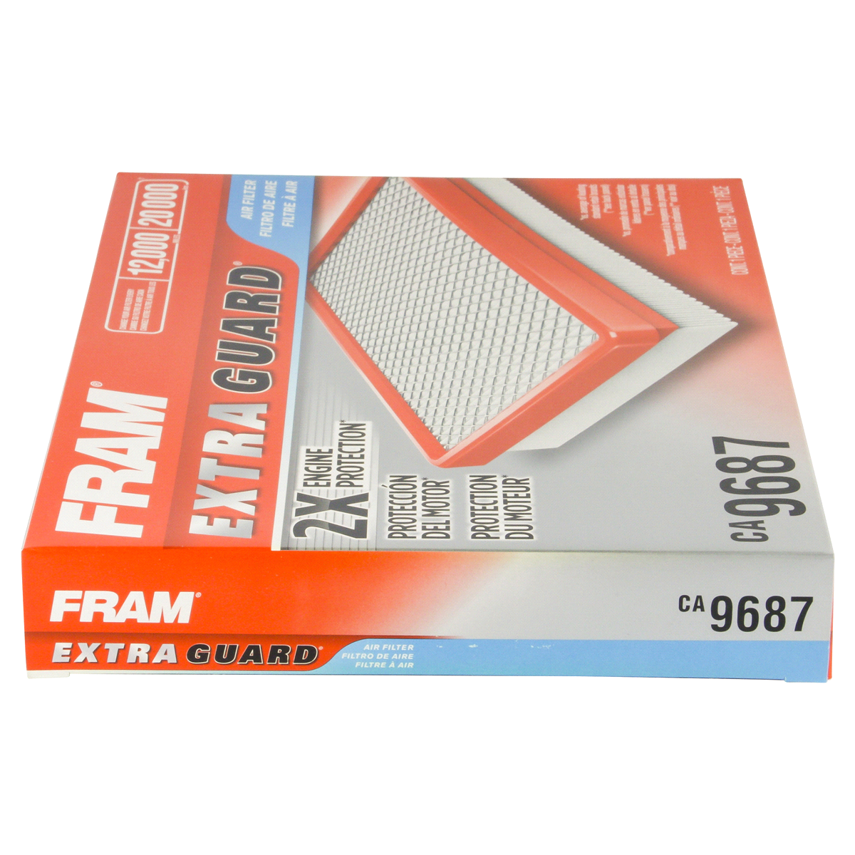 slide 2 of 6, Fram Extra Guard Air Filter CA9687, 1 ct
