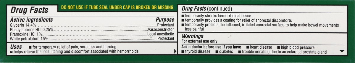 slide 5 of 10, CVS Health Hemorrhoidal Cream, 1.8 Oz, 1.8 oz