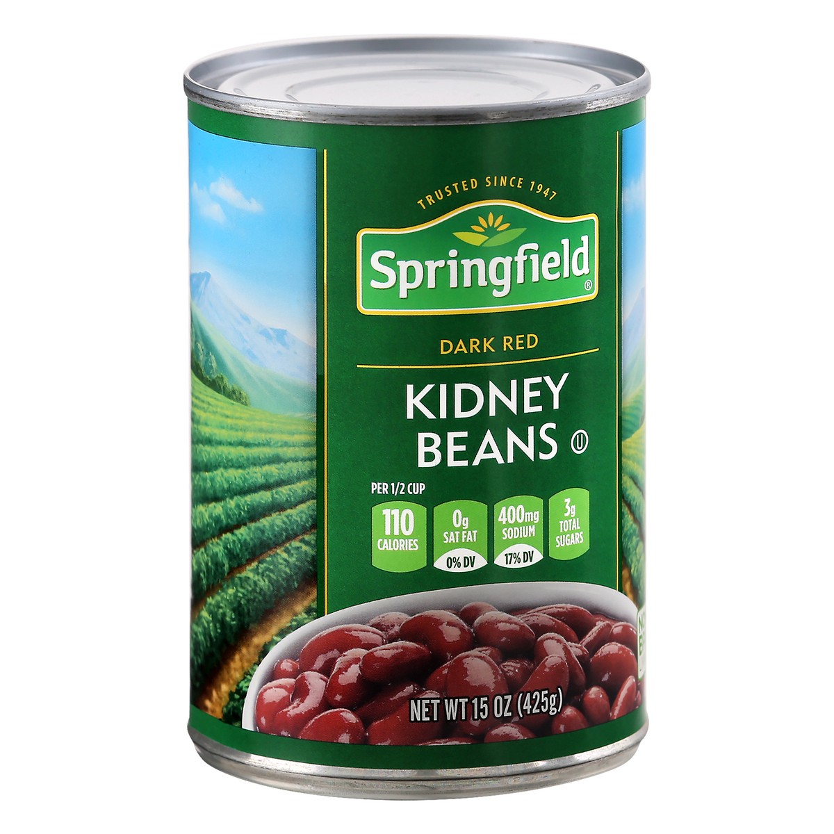 slide 5 of 13, Springfield Dark Red Kidney Beans 15 oz, 15 oz