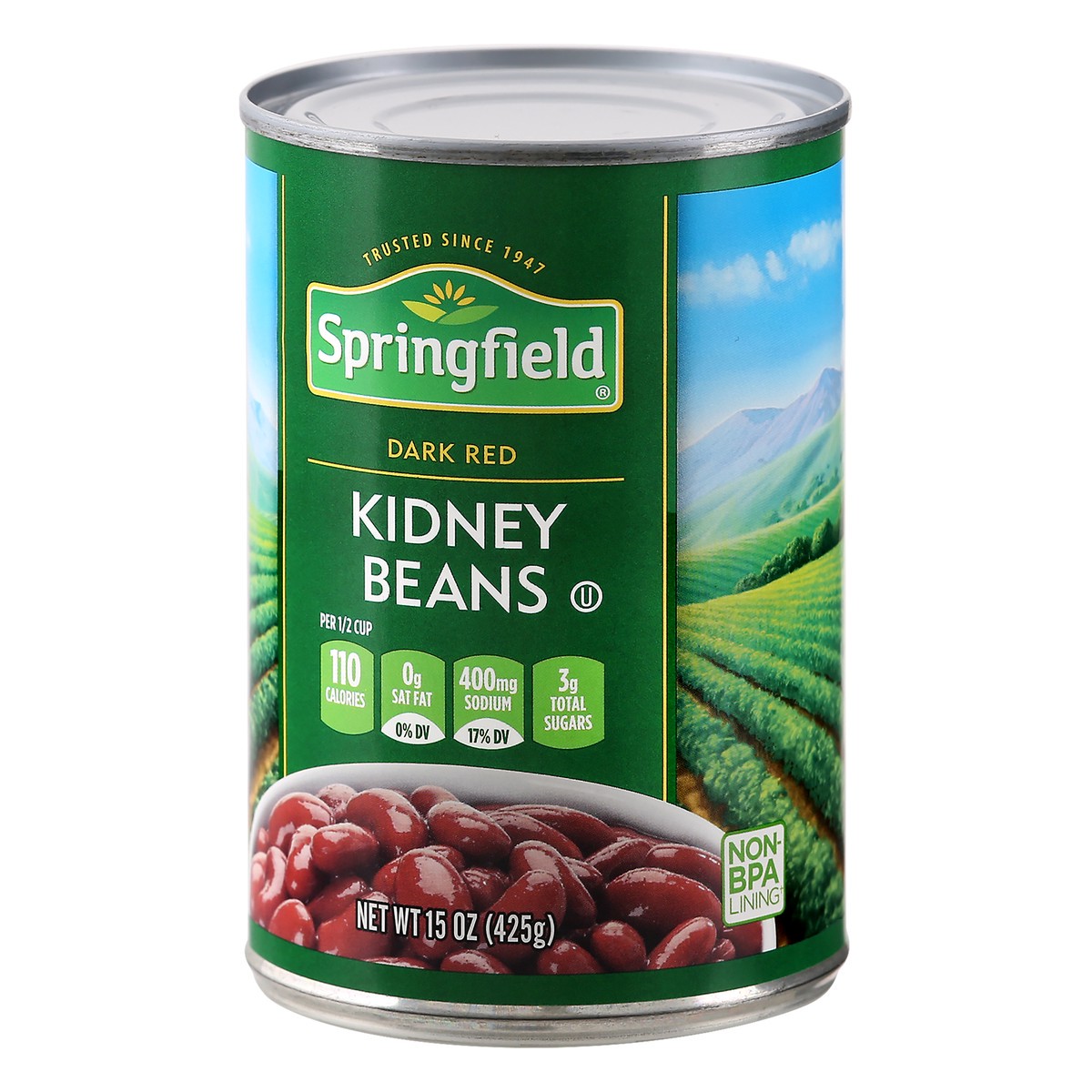 slide 6 of 13, Springfield Dark Red Kidney Beans 15 oz, 15 oz