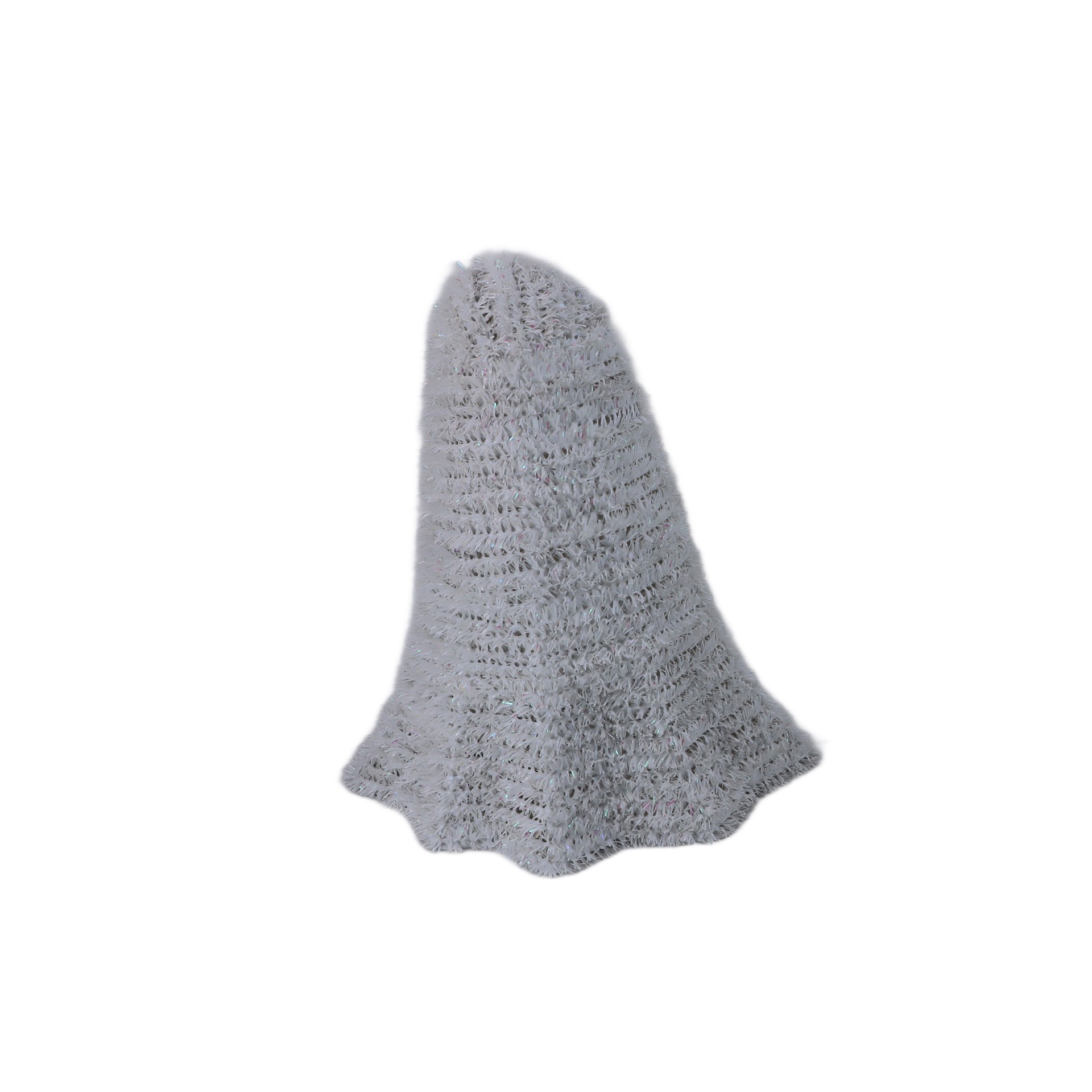 slide 3 of 3, 12" White Tinsel Ghost By Ashland, 12 in