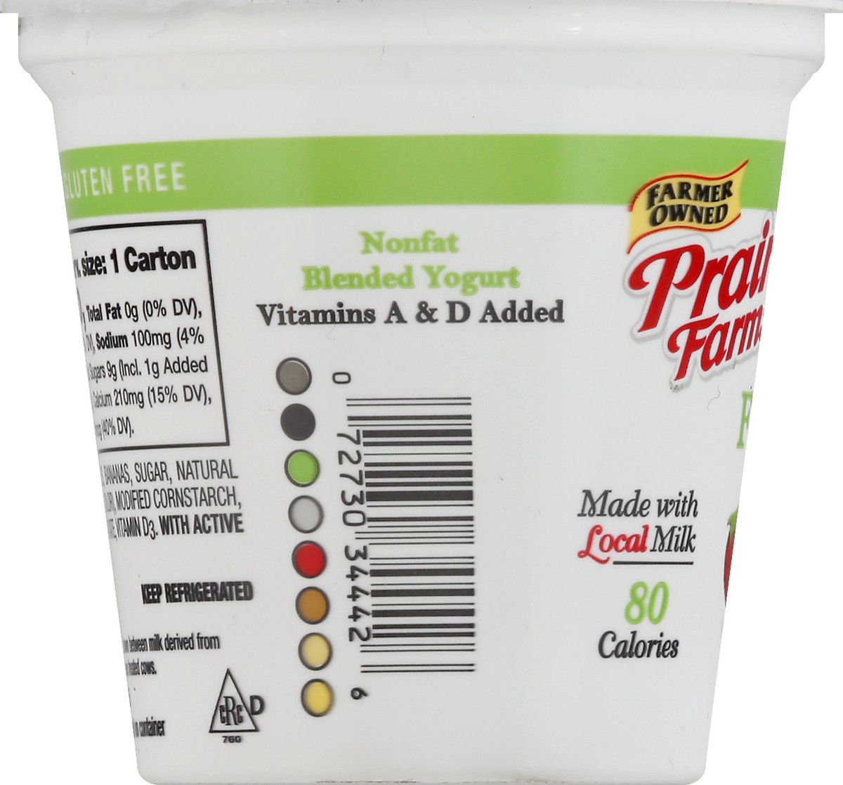 slide 9 of 12, Prairie Farms Fat Free Strawberry Banana Yogurt 6 oz, 6 oz