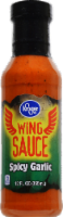 slide 1 of 1, Kroger Wing Sauce - Spicy Garlic, 12 fl oz