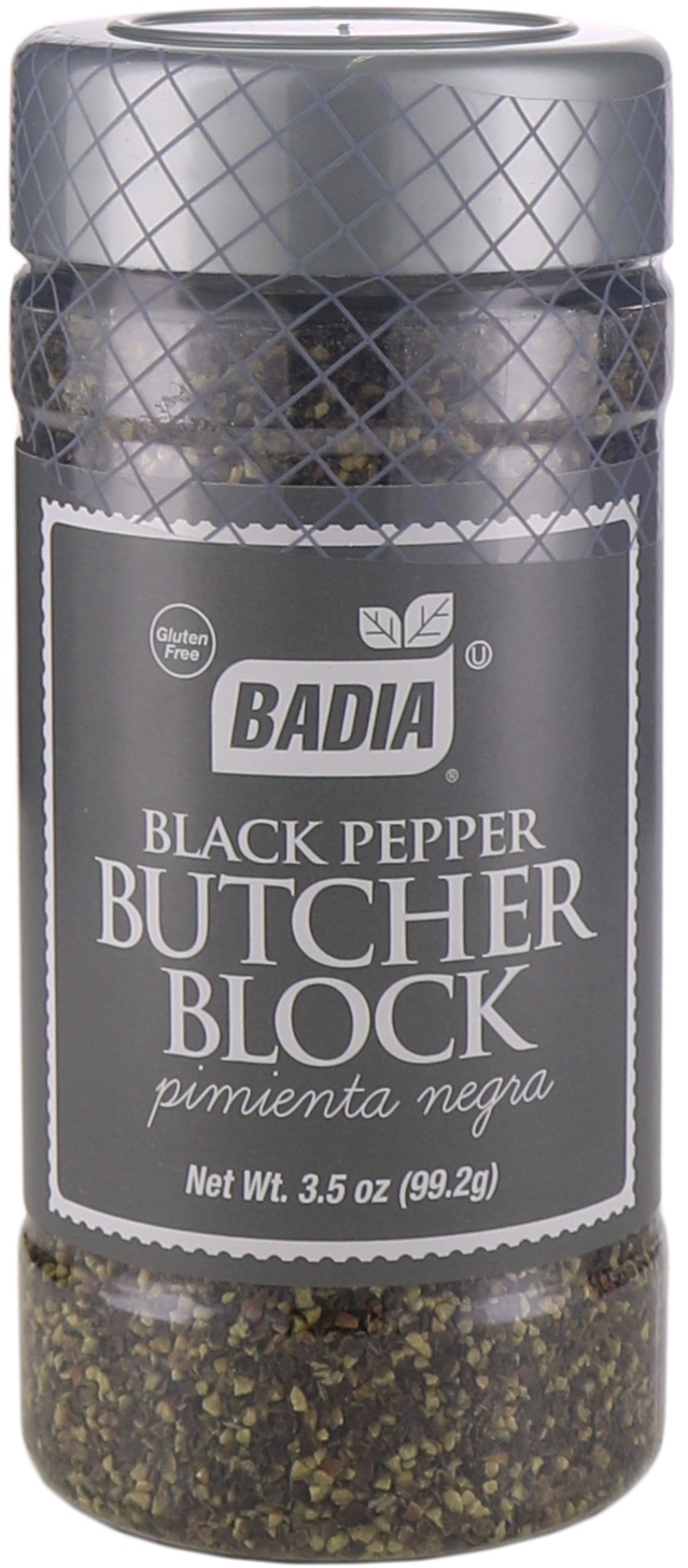 slide 1 of 1, Badia Butcher Block Black Pepper, 3.5 oz