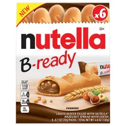 Nutella B-Ready Crispy Wafer 6 - 0.7 oz Packs