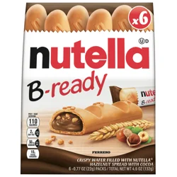 Nutella B-Ready Crispy Wafer 6 - 0.7 oz Packs
