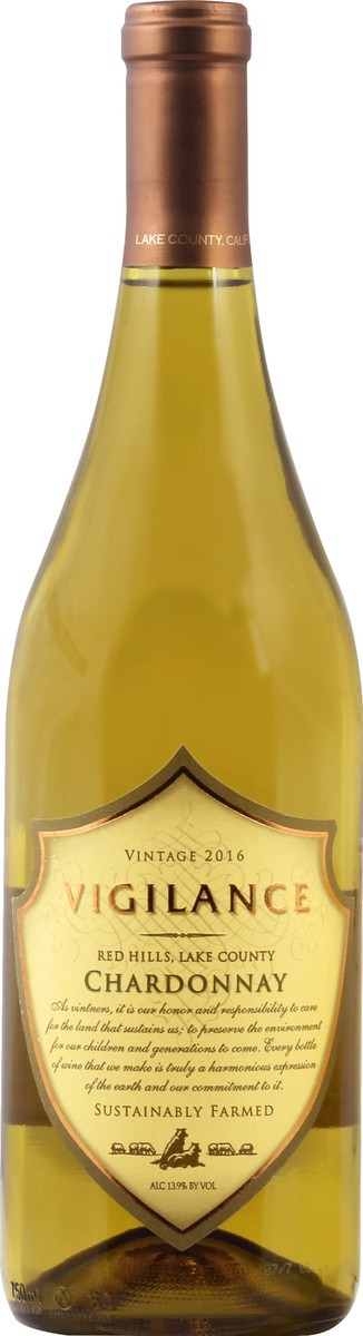 slide 2 of 2, Vigilance Chardonnay 750 ml, 750 ml