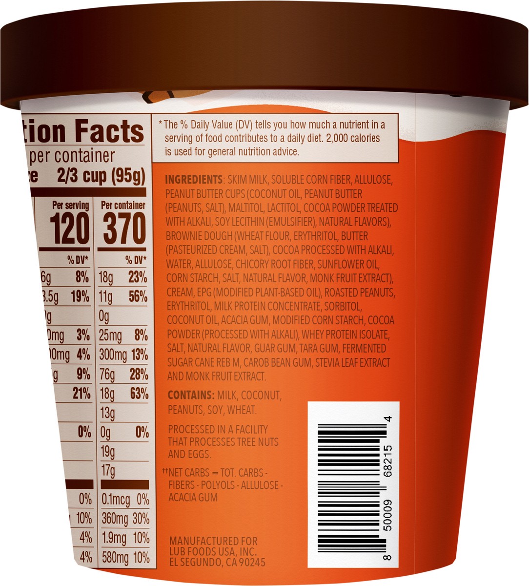 slide 4 of 7, Nick's Peanut Butter Cup, 16 fl oz