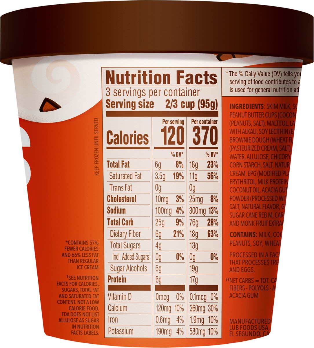 slide 5 of 7, Nick's Peanut Butter Cup, 16 fl oz