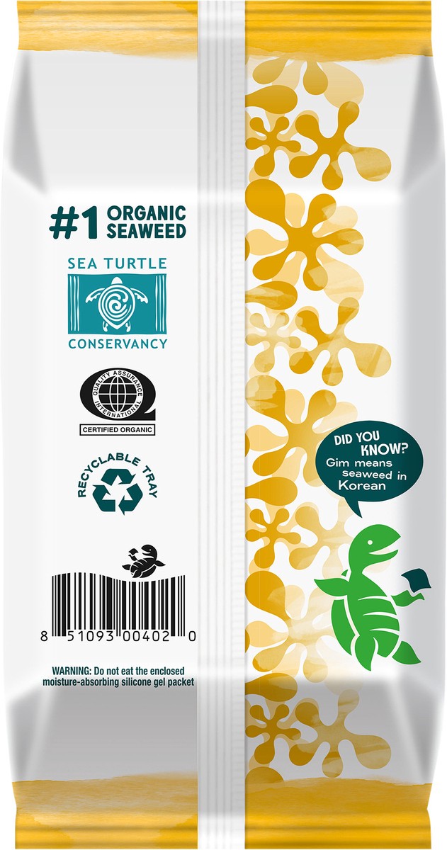 slide 3 of 7, gimMe Organic Roasted Toasted Sesame Seaweed Snacks 0.17 oz, 0.17 oz