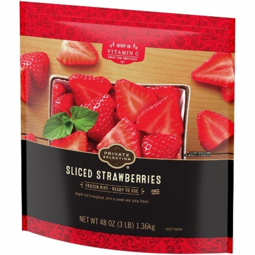 slide 2 of 4, Private Selection Sliced Strawberries, 48 oz