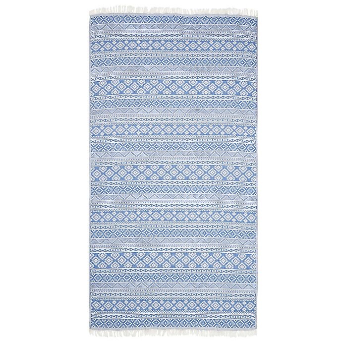 slide 1 of 5, Linum Home Textiles Sea Breeze Pestemal Beach Towel - Navy, 1 ct