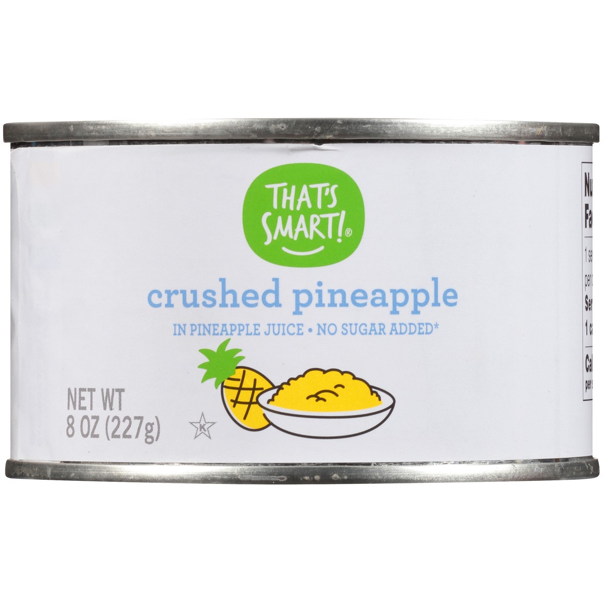 slide 6 of 9, That's Smart! Crushed Pineapple In Pineapple Juice, 8 oz