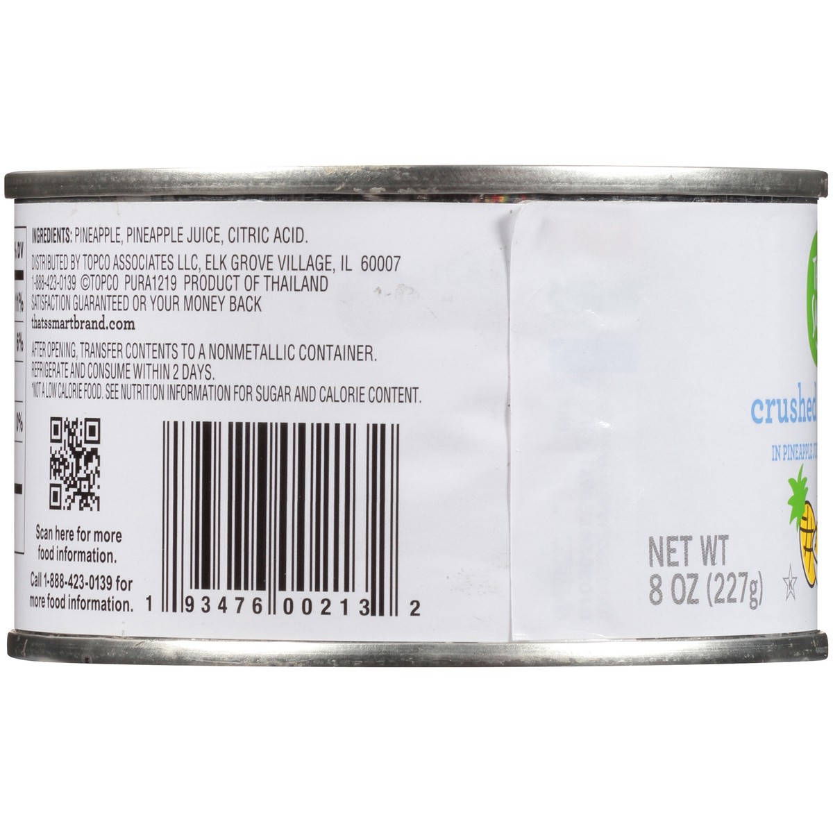 slide 7 of 9, That's Smart! Crushed Pineapple In Pineapple Juice, 8 oz