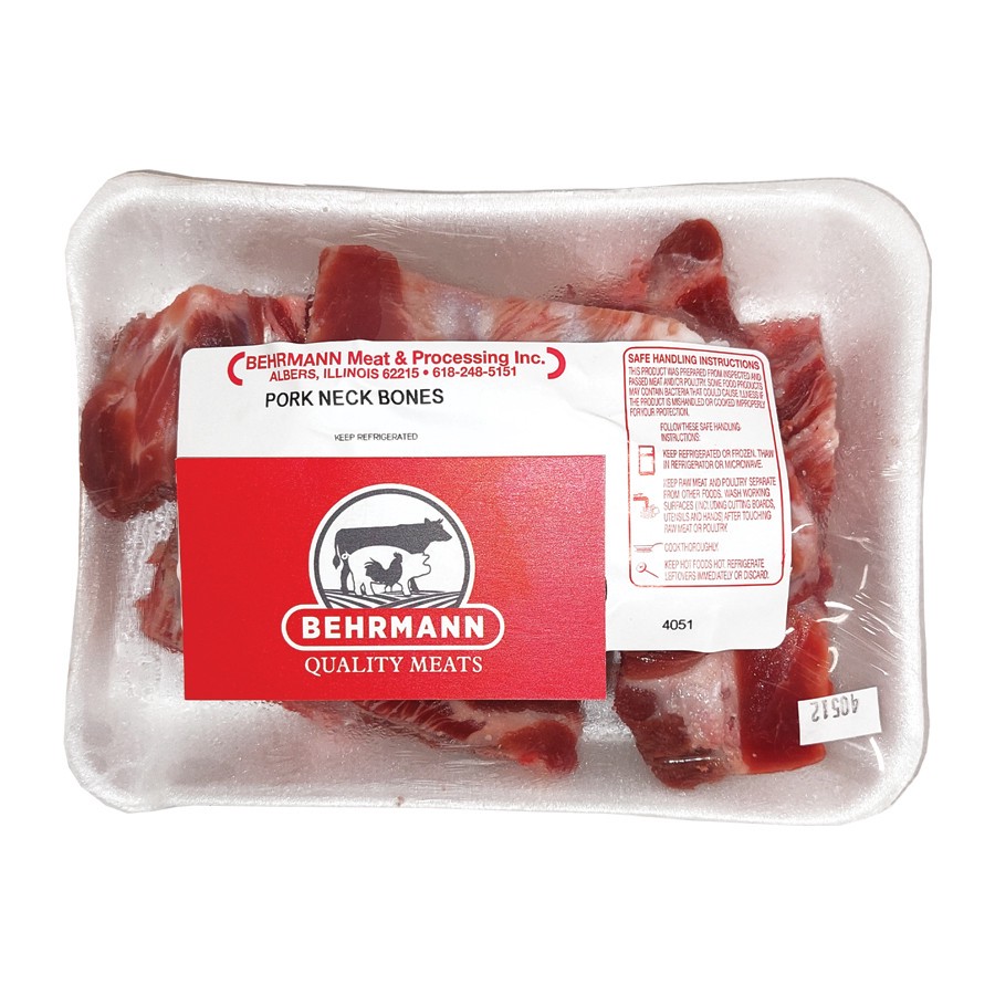 slide 1 of 1, Behrmanns Pork Neckbones, per lb