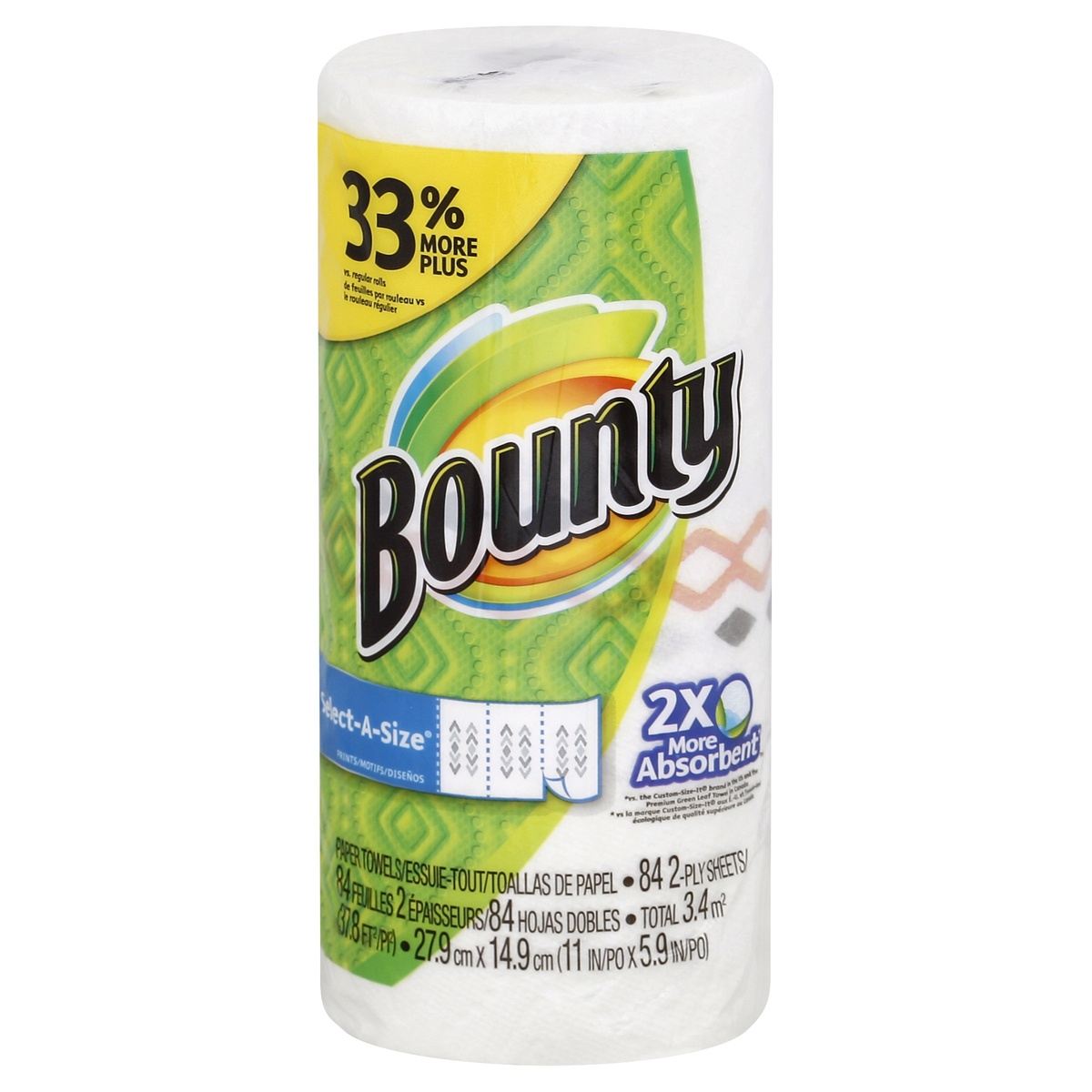 slide 1 of 1, Bounty Paper Towels, 1 ct