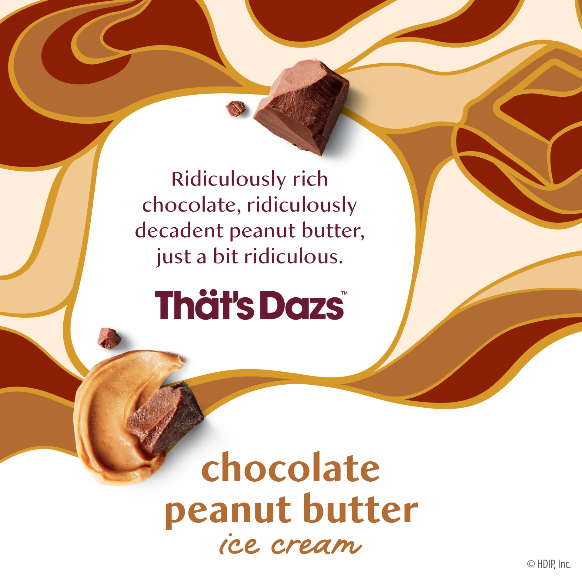 slide 2 of 7, Häagen-Dazs Chocolate Peanut Butter Ice Cream, 14 fl oz