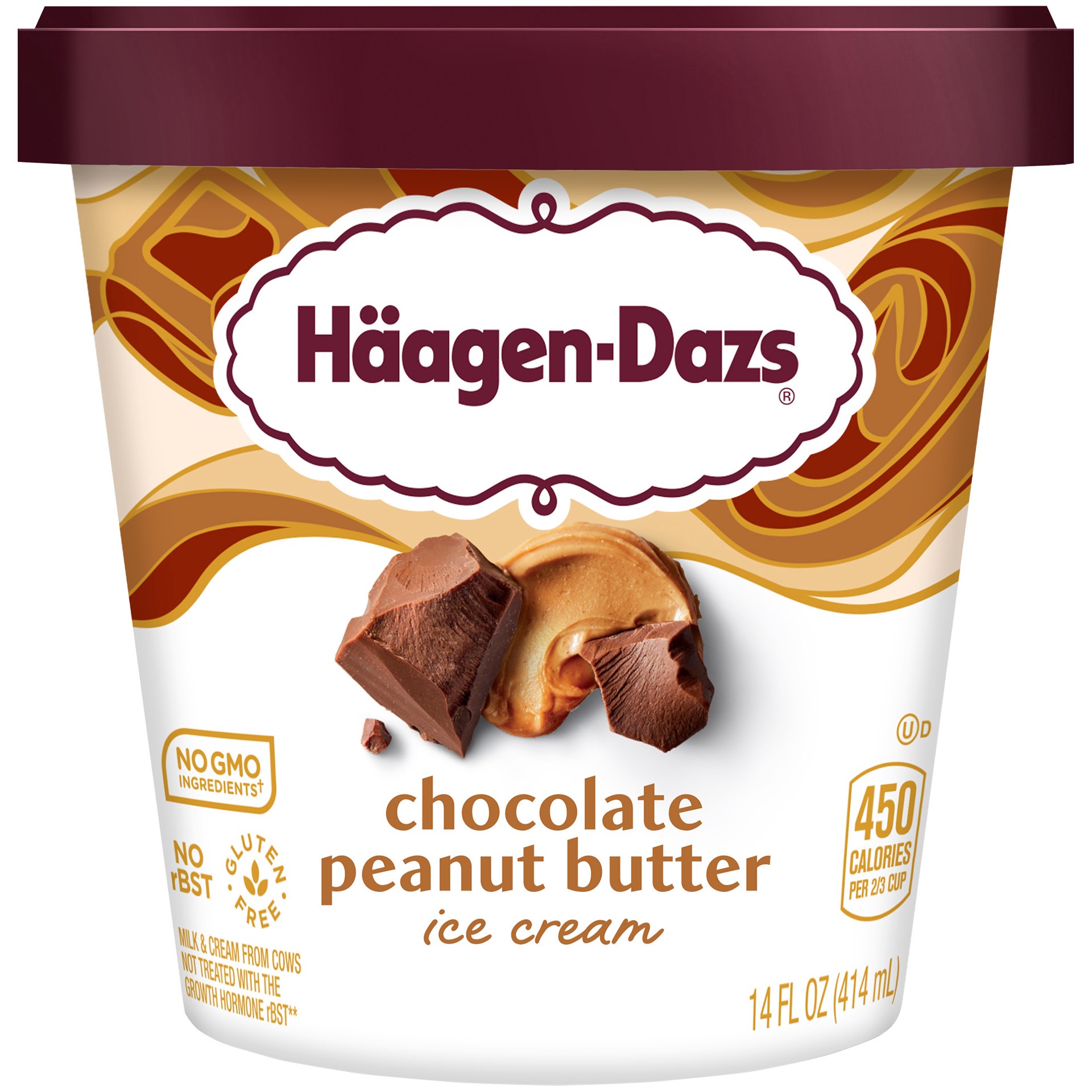 slide 1 of 9, Häagen-Dazs Ice Cream, 14 fl oz