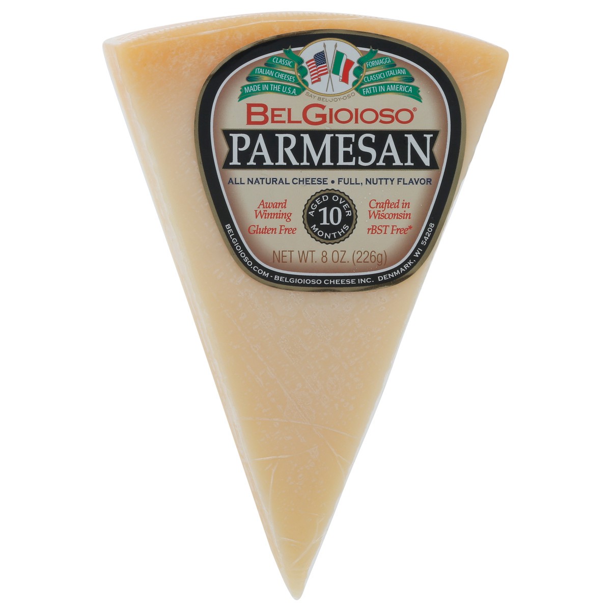slide 1 of 4, BelGioioso Parmesan Cheese 8 oz, 1 ct