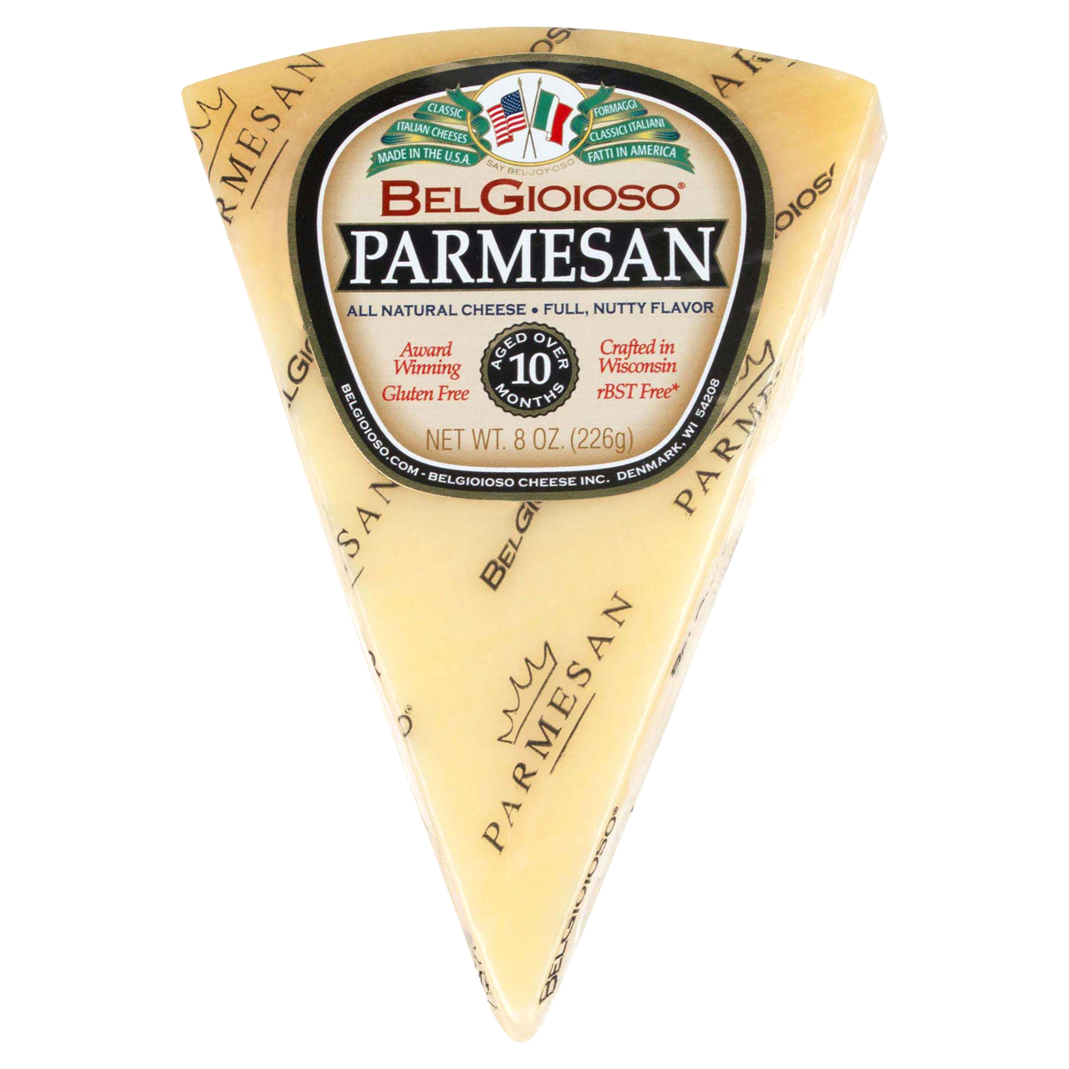 slide 1 of 2, Belgioioso Parmesan Cheese, 8 oz